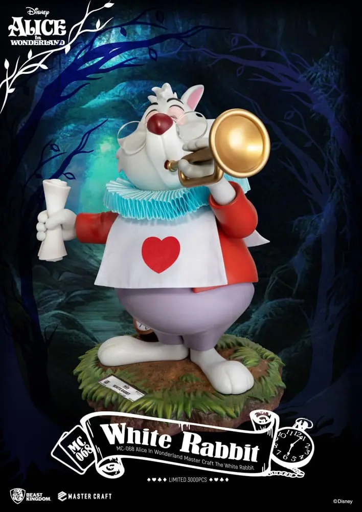 Alice In Wonderland Master Craft Socha The White Rabbit 36 cm produktová fotografia