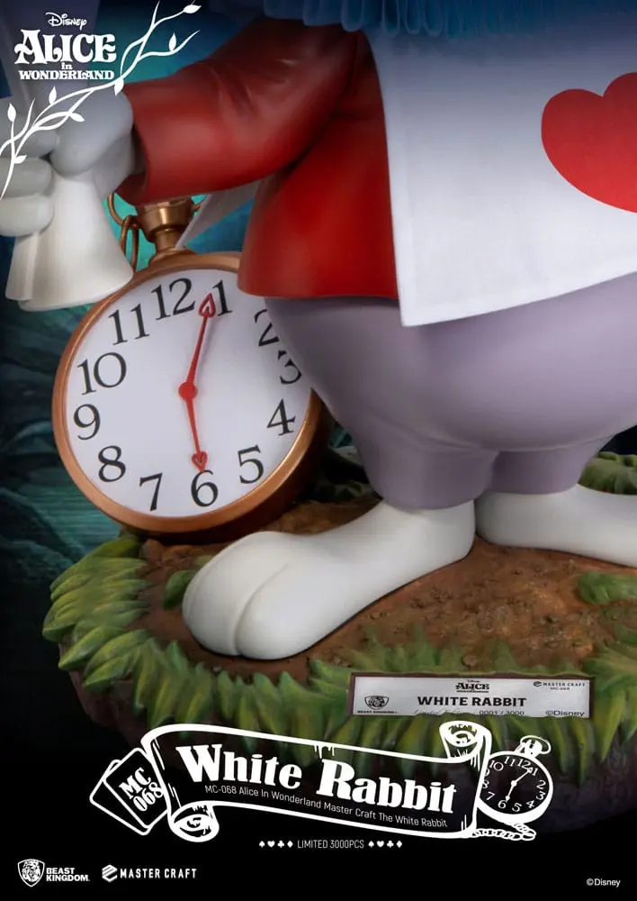 Alice In Wonderland Master Craft Socha The White Rabbit 36 cm produktová fotografia