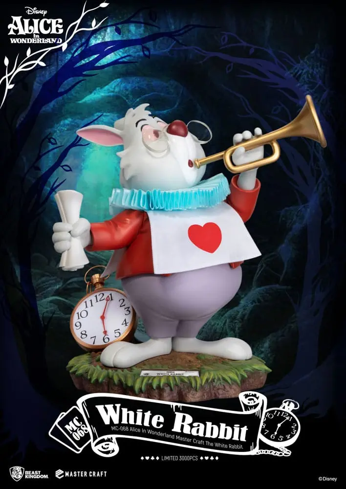 Alice In Wonderland Master Craft Socha The White Rabbit 36 cm produktová fotografia