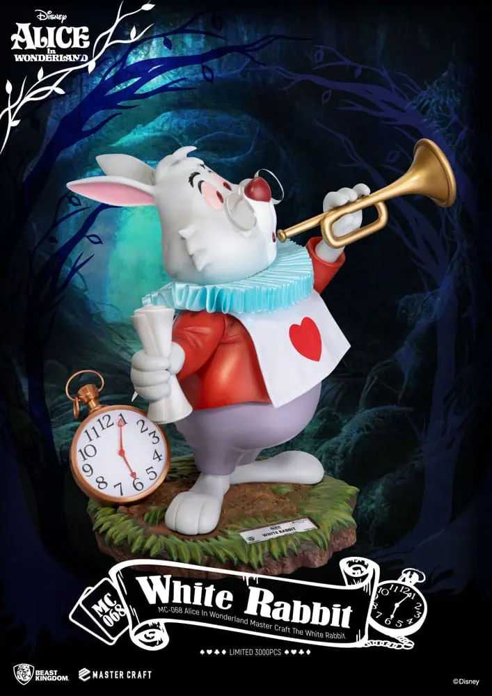 Alice In Wonderland Master Craft Socha The White Rabbit 36 cm produktová fotografia