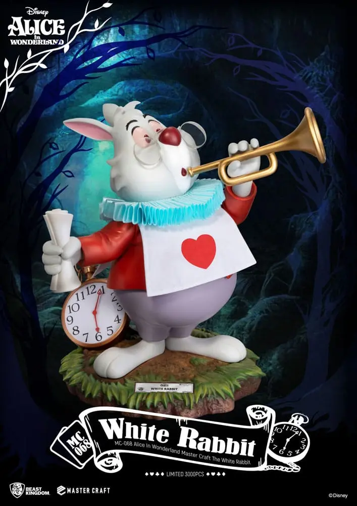 Alice In Wonderland Master Craft Socha The White Rabbit 36 cm produktová fotografia