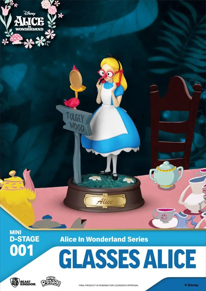 Alice in Wonderland Mini Diorama Stage Sošky 6-balenie 10 cm produktová fotografia