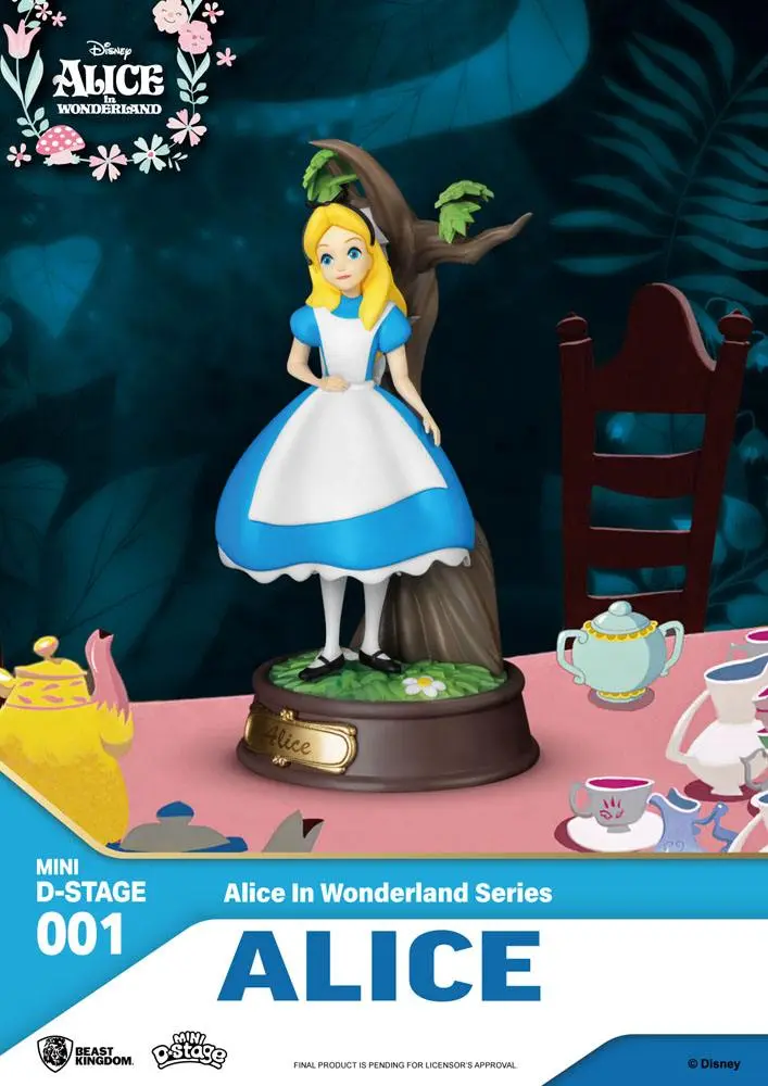 Alice in Wonderland Mini Diorama Stage Sošky 6-balenie 10 cm produktová fotografia