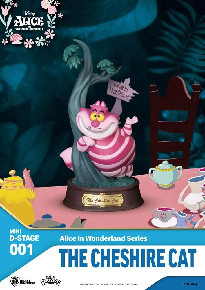 Alice in Wonderland Mini Diorama Stage Sošky 6-balenie 10 cm produktová fotografia
