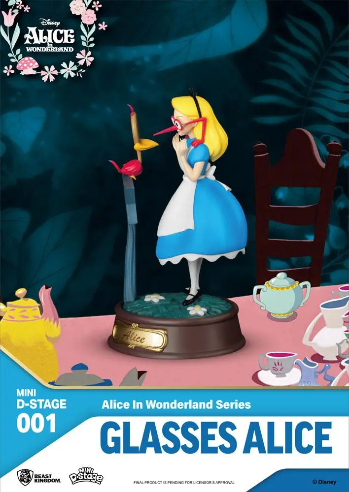 Alice in Wonderland Mini Diorama Stage Sošky 6-balenie 10 cm produktová fotografia
