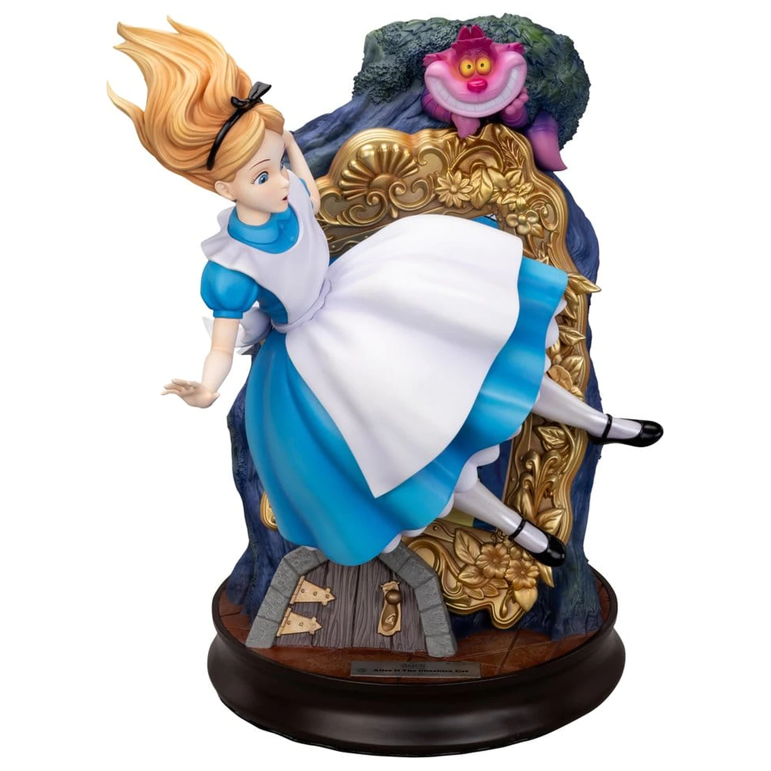 Alice in Wonderland Master Craft Socha Alice & The Cheshire Cat 40 cm produktová fotografia
