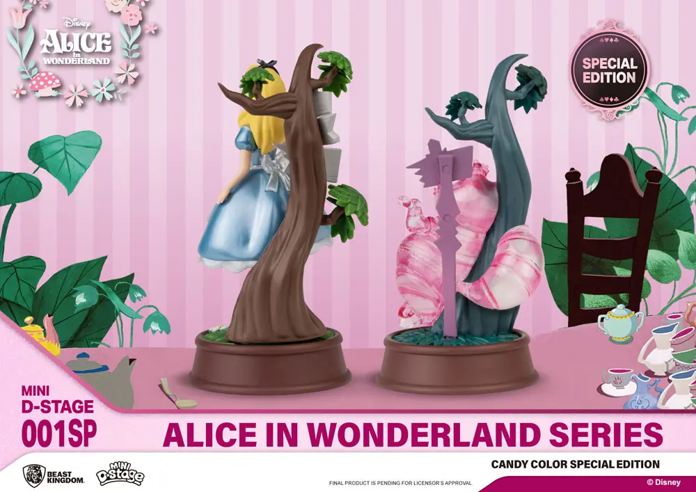 Alice in Wonderland Mini Diorama Stage Sošky 2-pack Candy Color Special Edition 10 cm produktová fotografia