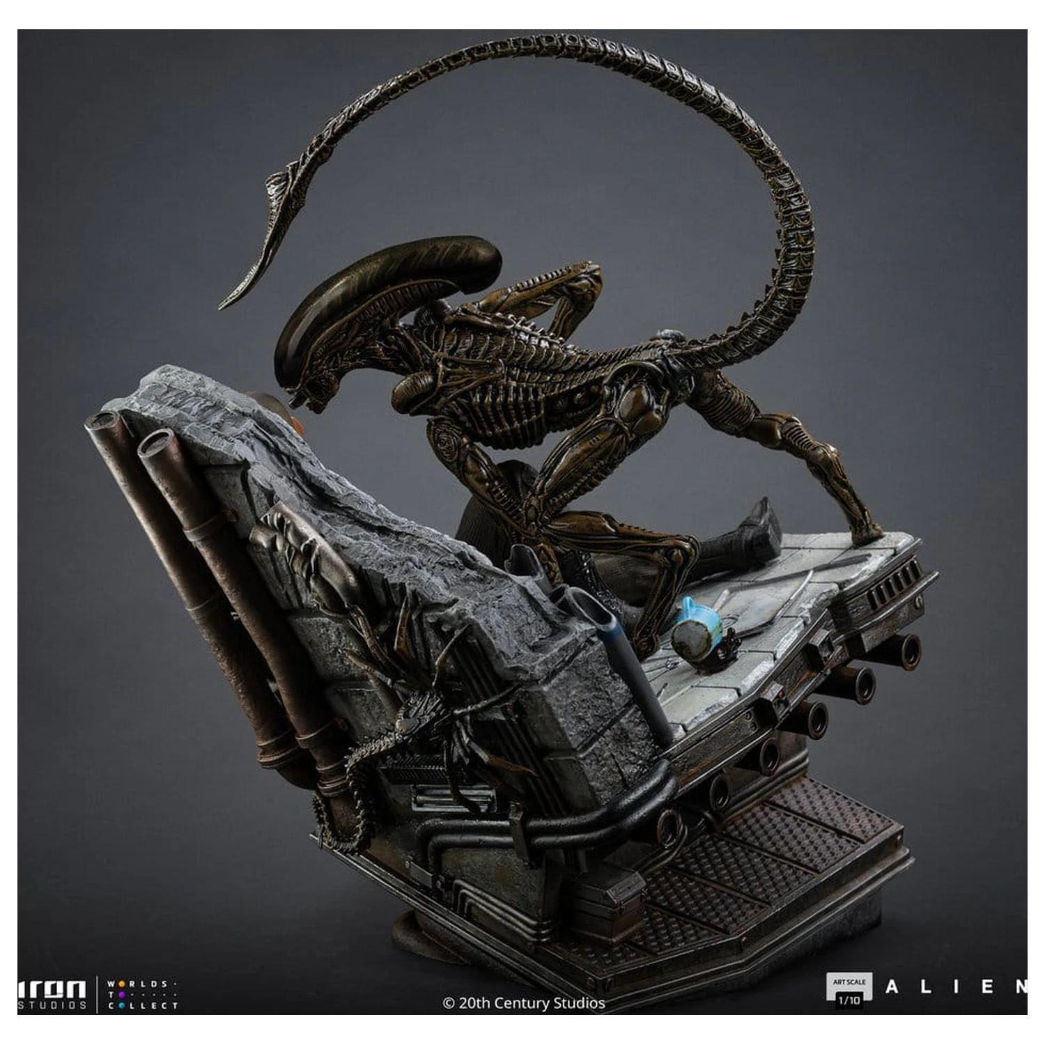 Alien 3 Art Scale Socha 1/10 Ellen Ripley a Dog Alien 23 cm produktová fotografia