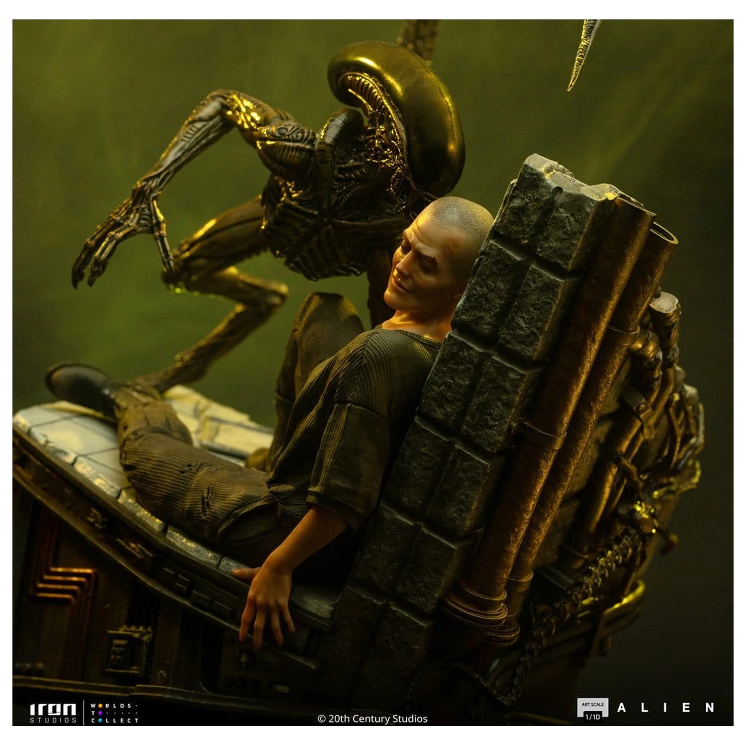 Alien 3 Art Scale Socha 1/10 Ellen Ripley a Dog Alien 23 cm produktová fotografia