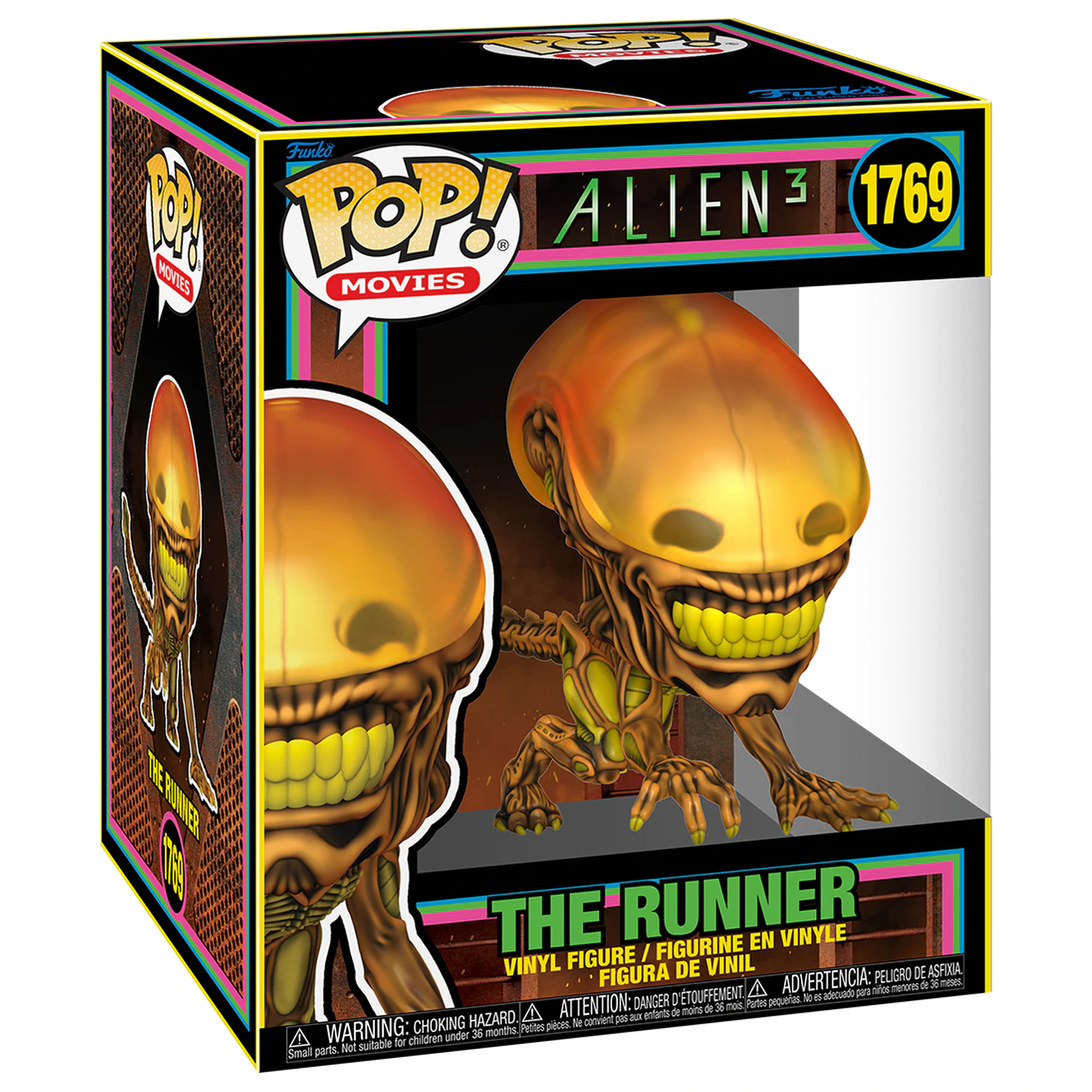 Alien 3 Super Sized Funko POP! Marvel Vinyl figúrka The Runner (BLKLT) exkluzívna edícia 12 cm [POŠKODENÉ BALENIE] produktová fotografia