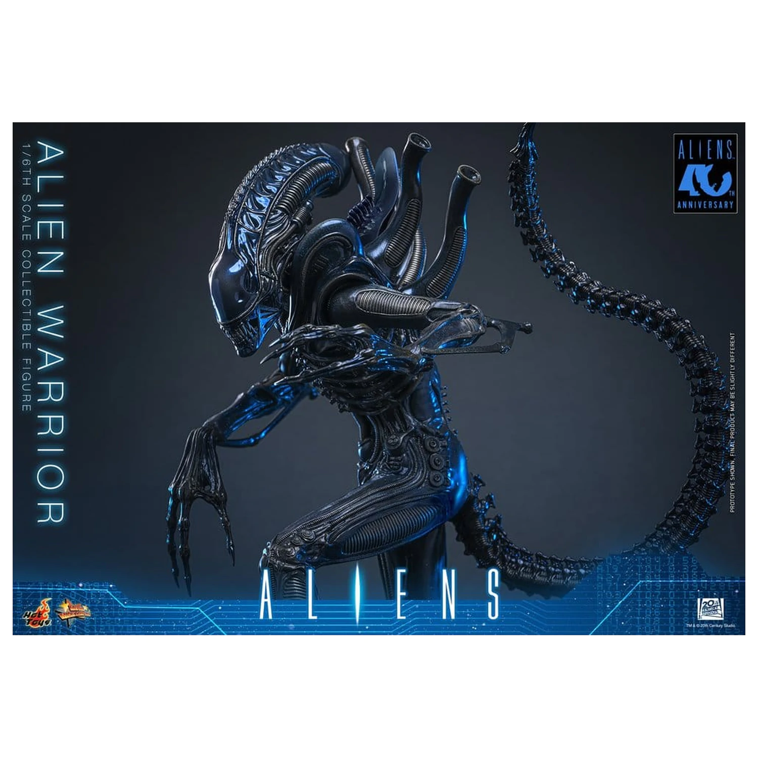 Alien Movie Masterpiece akčná figúrka 1/6 Alien Warrior 39 cm produktová fotografia