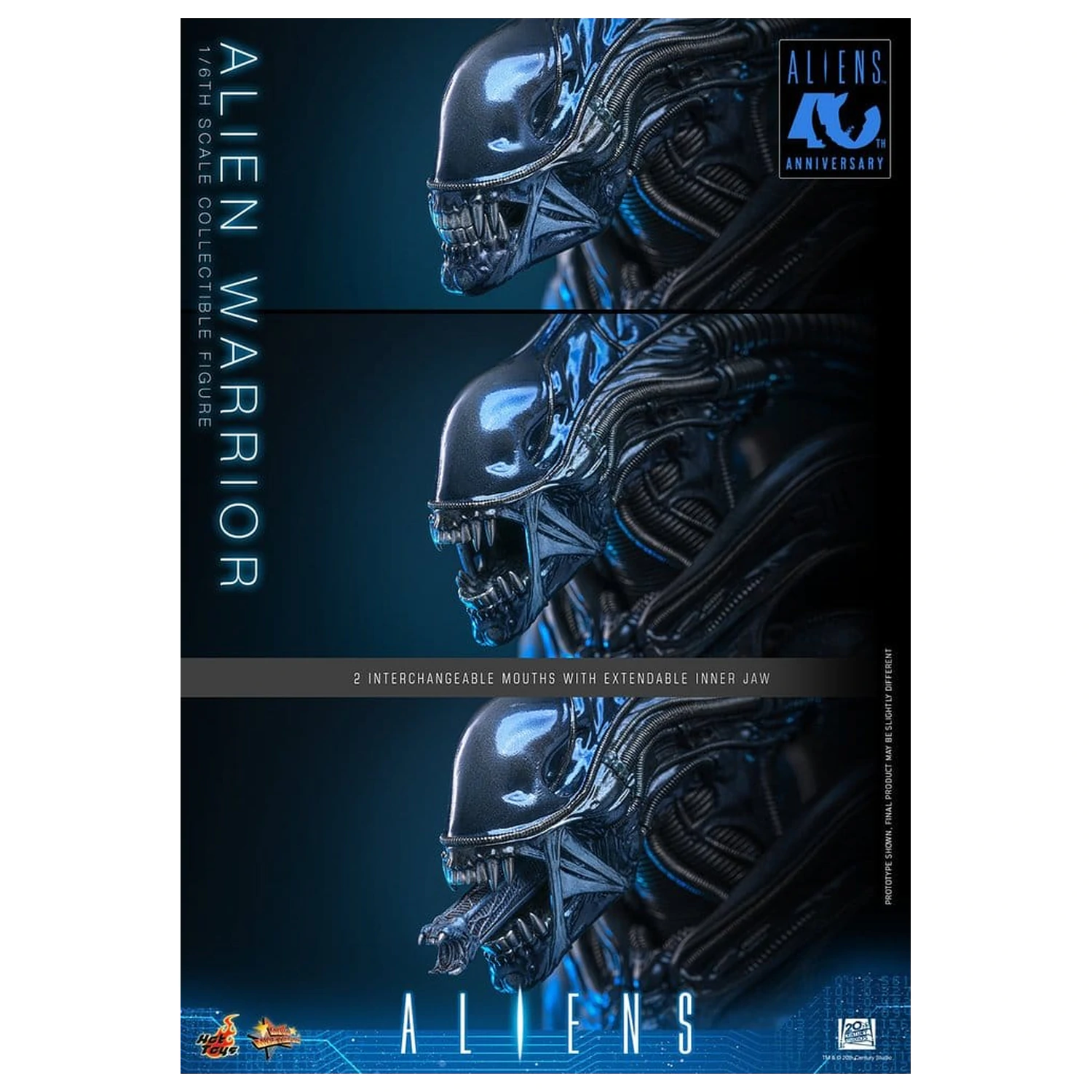 Alien Movie Masterpiece akčná figúrka 1/6 Alien Warrior 39 cm produktová fotografia