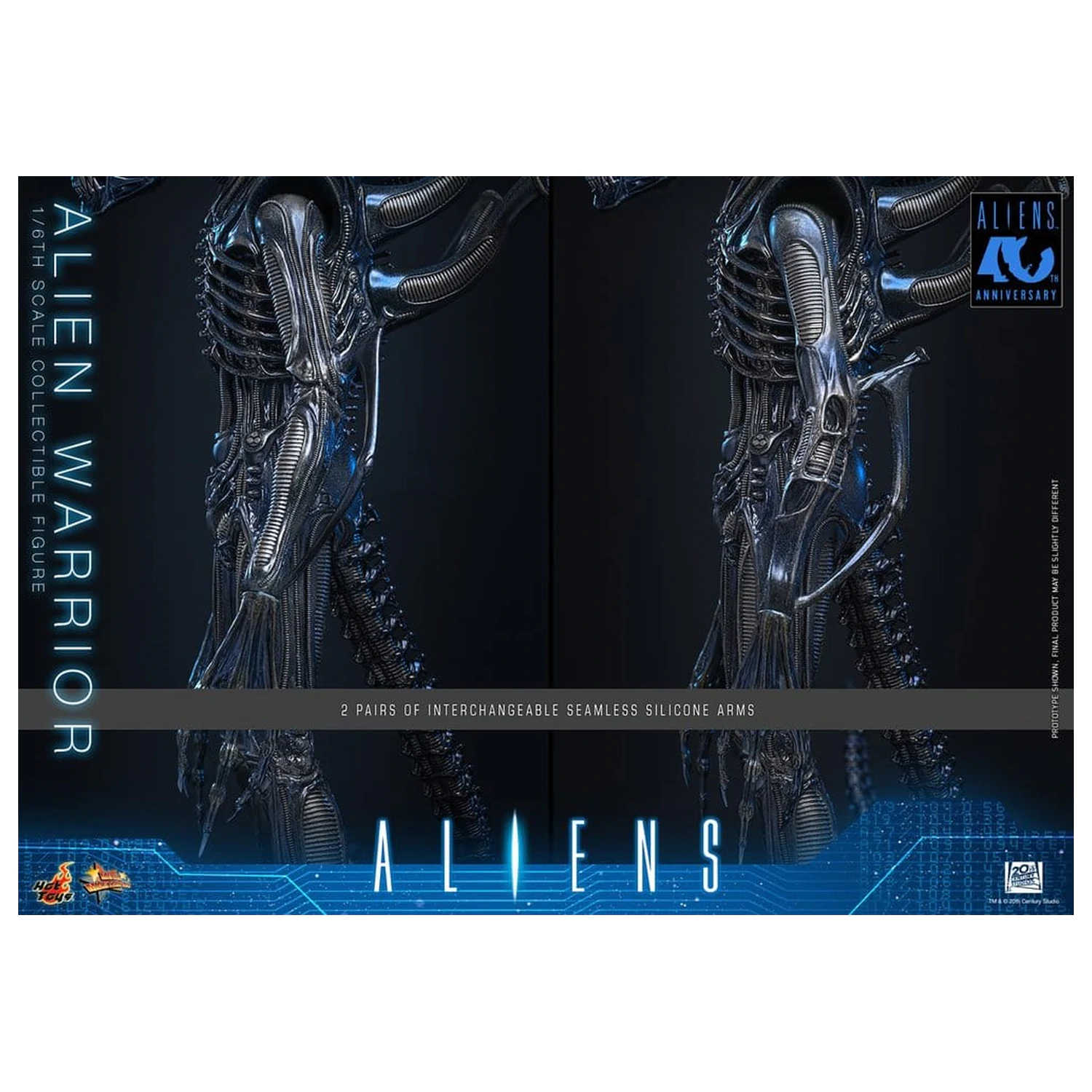 Alien Movie Masterpiece akčná figúrka 1/6 Alien Warrior 39 cm produktová fotografia