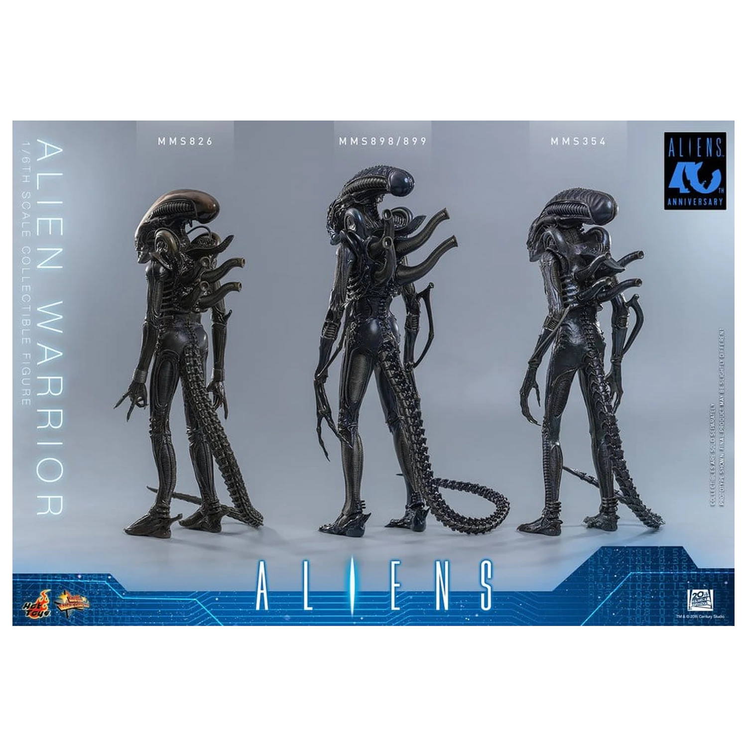 Alien Movie Masterpiece akčná figúrka 1/6 Alien Warrior 39 cm produktová fotografia