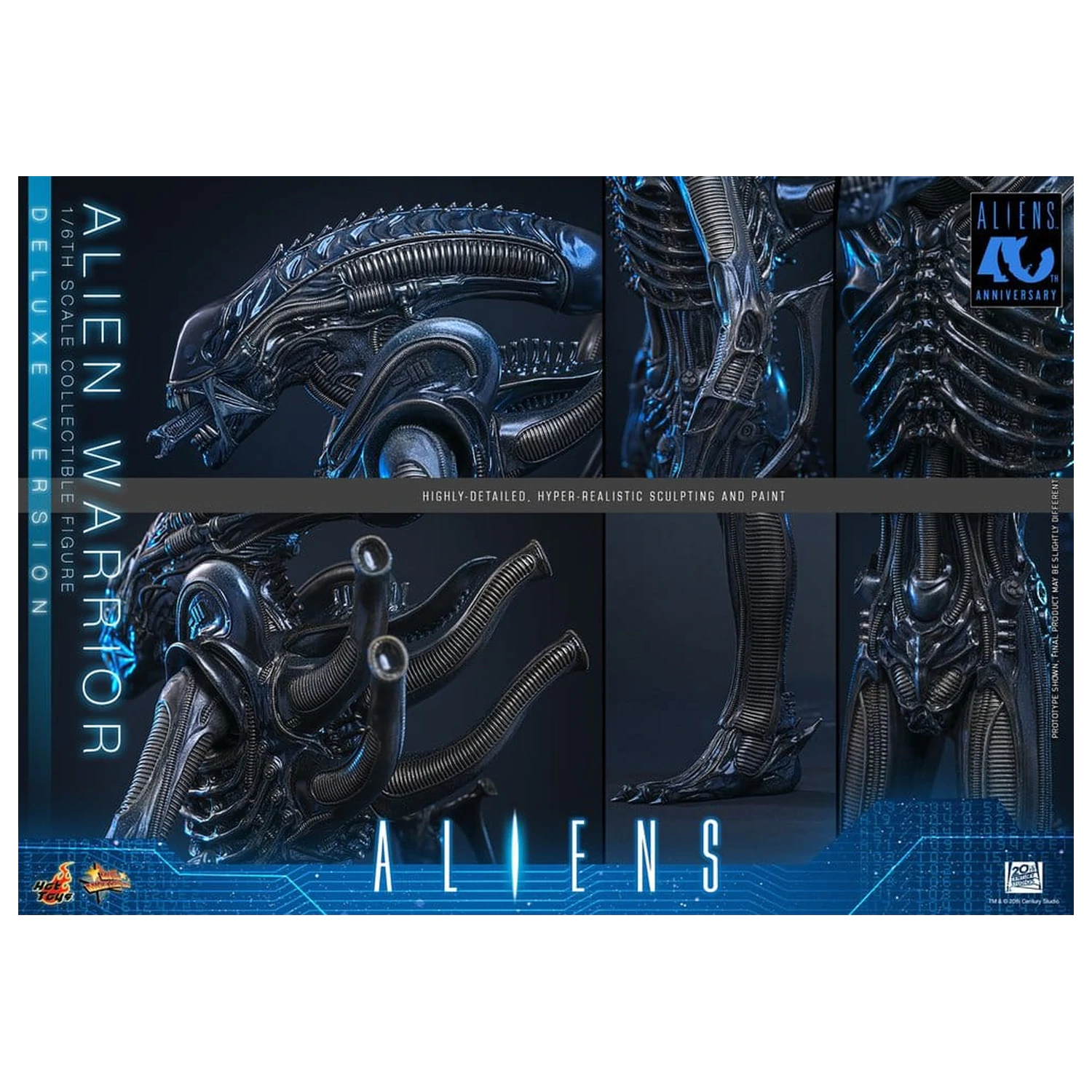 Alien Movie Masterpiece akčná figúrka 1/6 Alien Warrior (Deluxe Version) 39 cm produktová fotografia