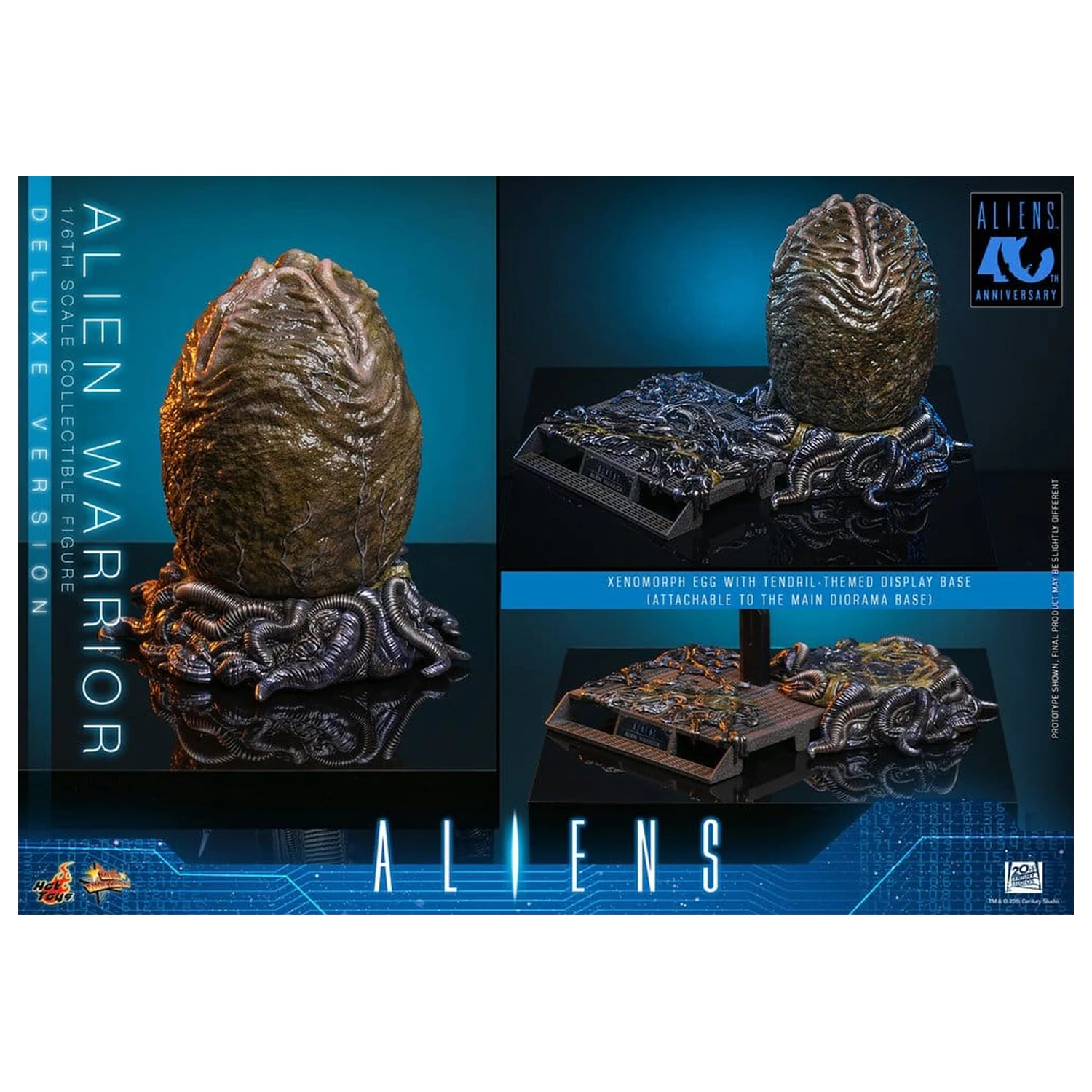 Alien Movie Masterpiece akčná figúrka 1/6 Alien Warrior (Deluxe Version) 39 cm produktová fotografia