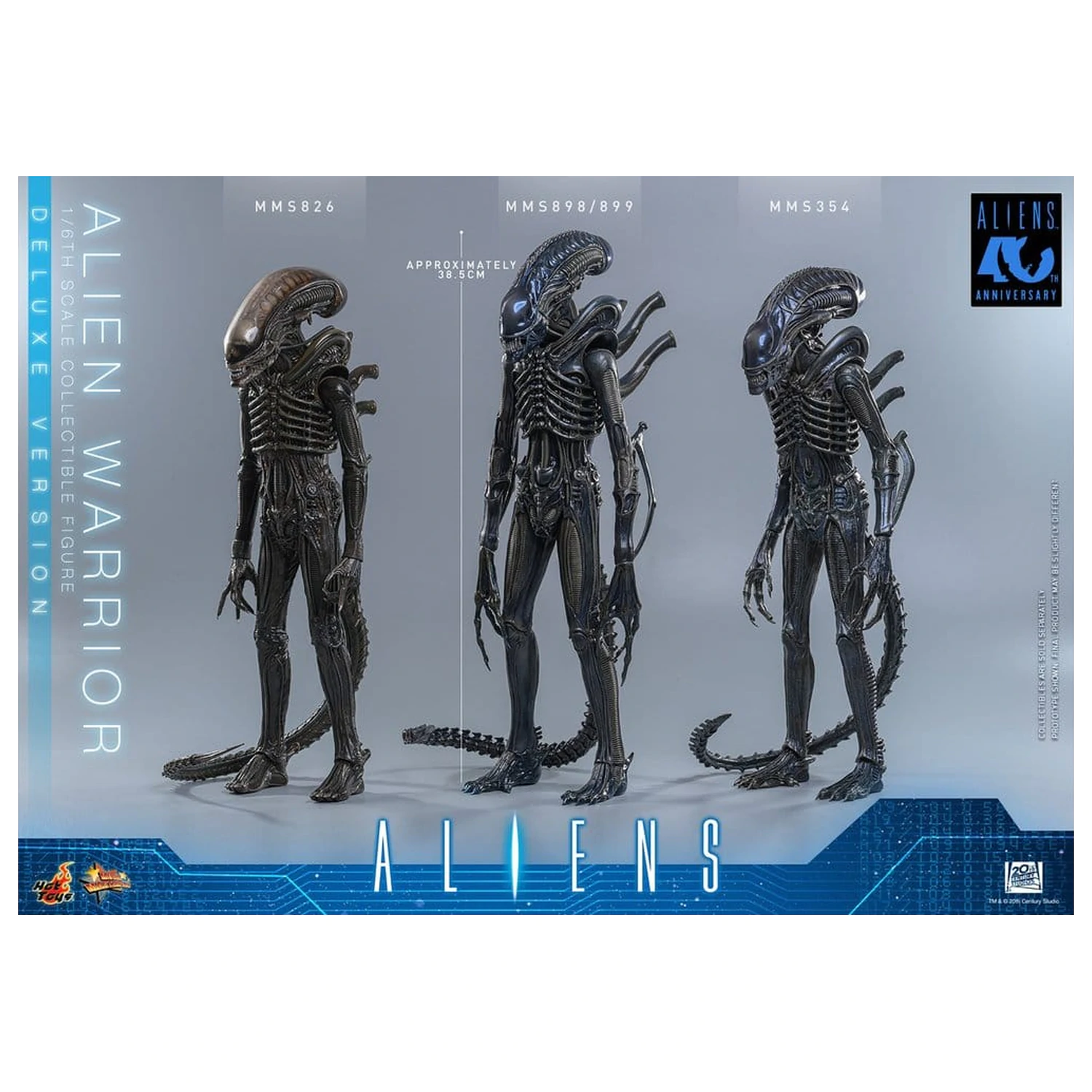 Alien Movie Masterpiece akčná figúrka 1/6 Alien Warrior (Deluxe Version) 39 cm produktová fotografia