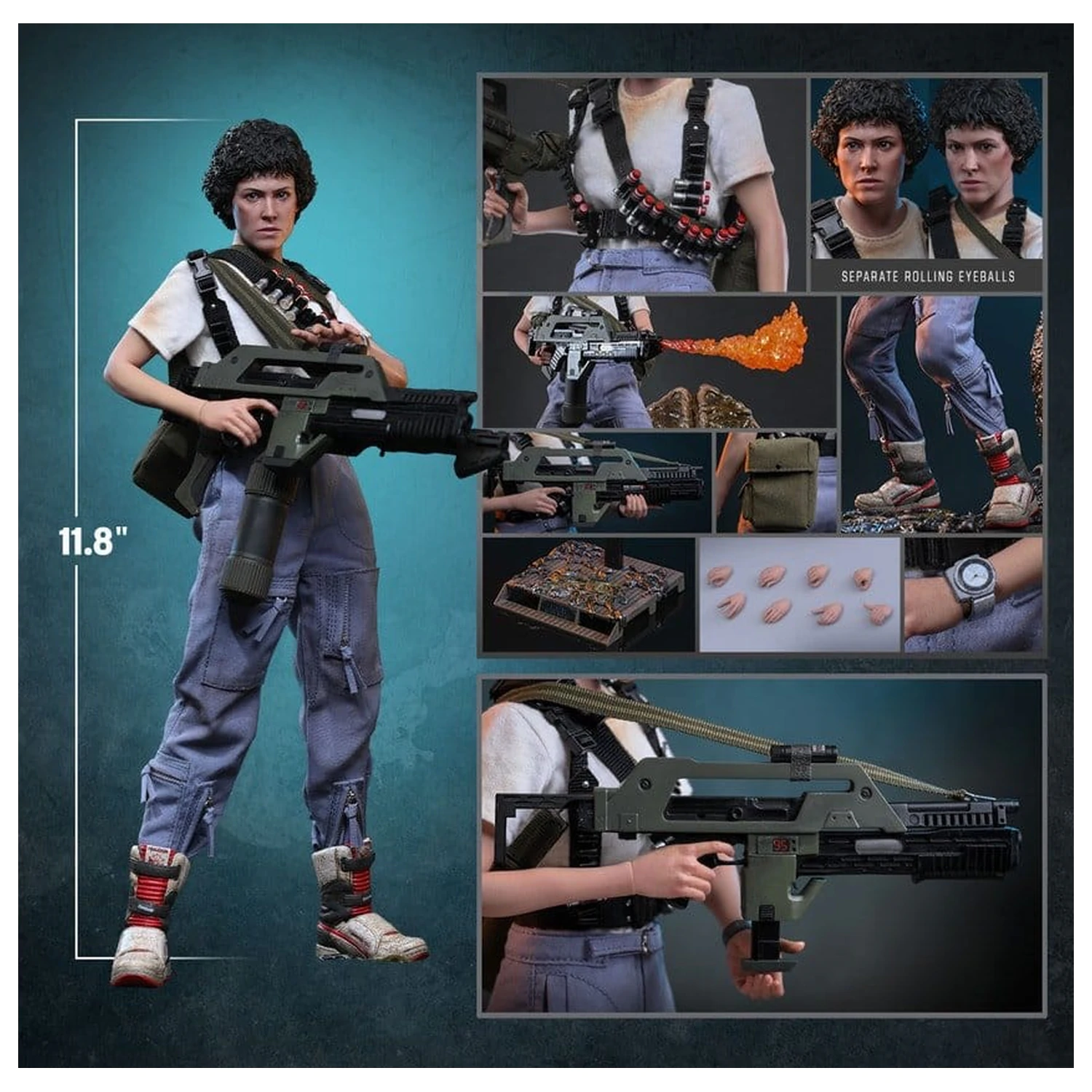 Alien Movie Masterpiece akčná figúrka 1/6 Ellen Ripley 30 cm produktová fotografia