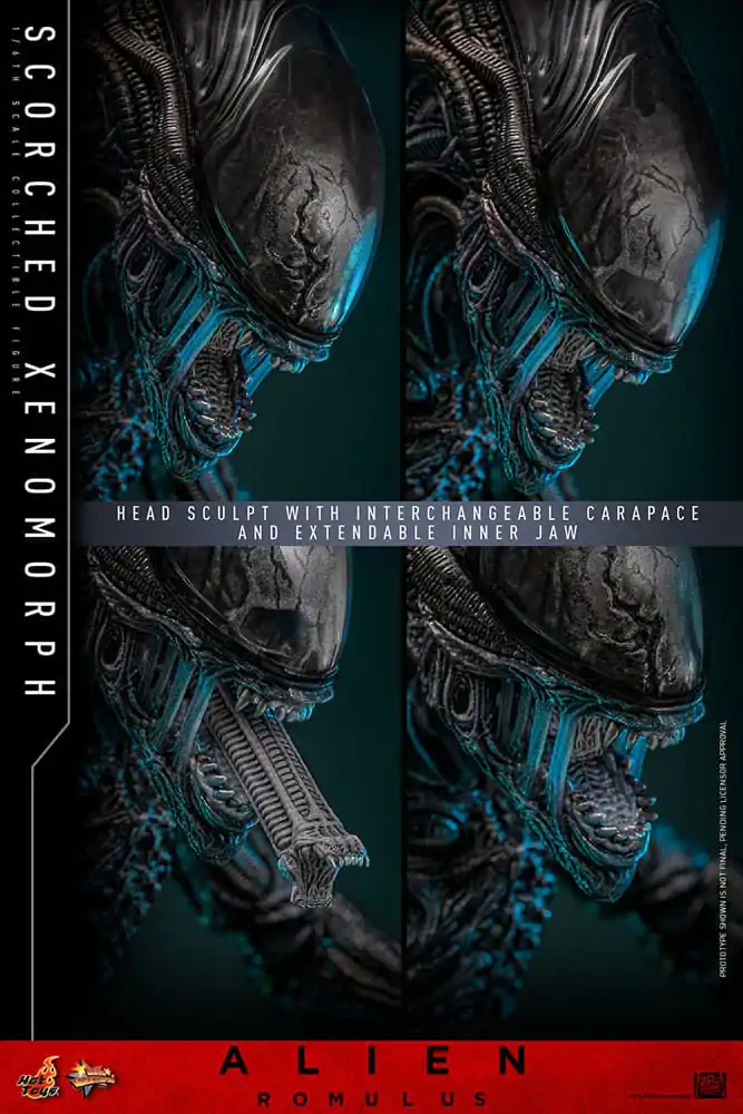 Alien: Romulus Movie Masterpiece Akčná Figúrka 1/6 Scorched Xenomorph 44 cm produktová fotografia