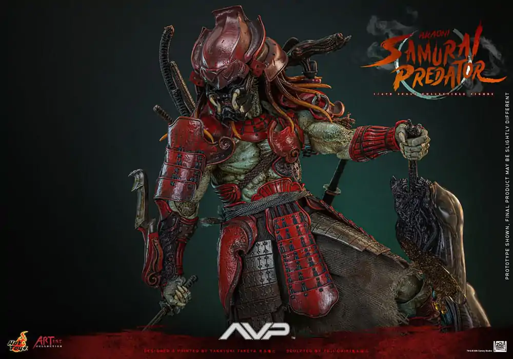 Alien vs. Predator Artist Collection Akčná figúrka 1/6 Akaoni Samurai Predator 35 cm termékfotó