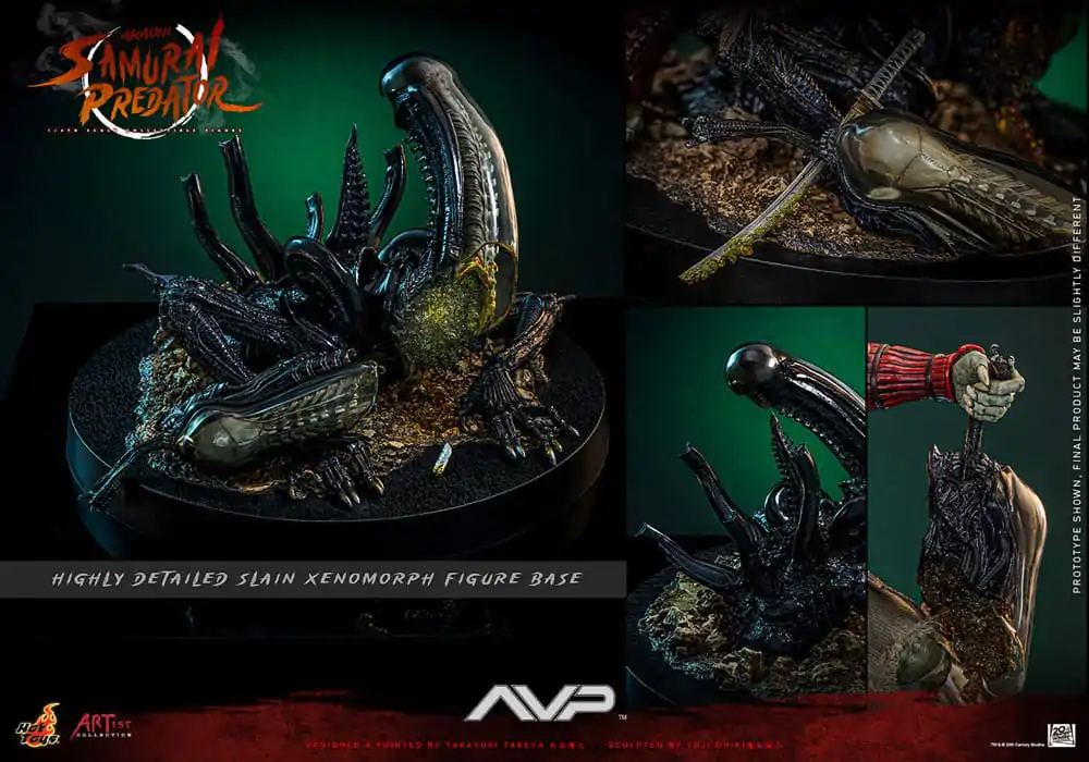 Alien vs. Predator Artist Collection Akčná figúrka 1/6 Akaoni Samurai Predator 35 cm termékfotó