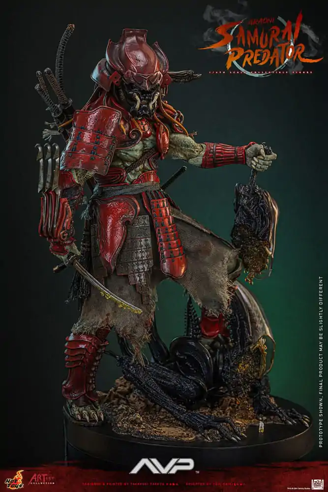 Alien vs. Predator Artist Collection Akčná figúrka 1/6 Akaoni Samurai Predator 35 cm termékfotó