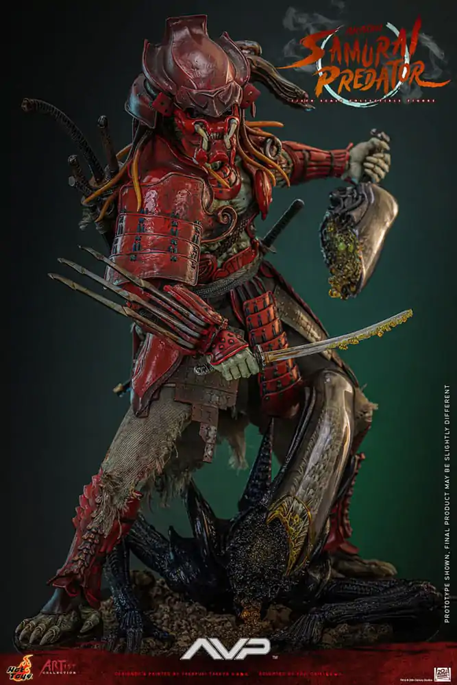 Alien vs. Predator Artist Collection Akčná figúrka 1/6 Akaoni Samurai Predator 35 cm termékfotó