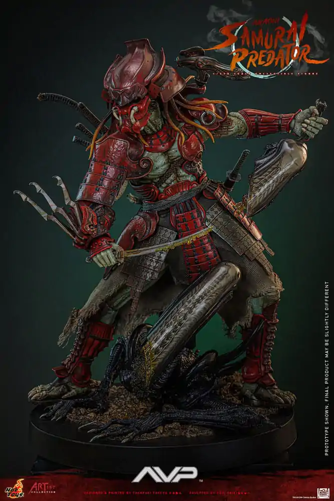 Alien vs. Predator Artist Collection Akčná figúrka 1/6 Akaoni Samurai Predator 35 cm termékfotó