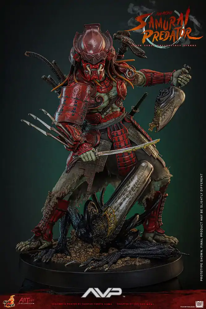 Alien vs. Predator Artist Collection Akčná figúrka 1/6 Akaoni Samurai Predator 35 cm termékfotó