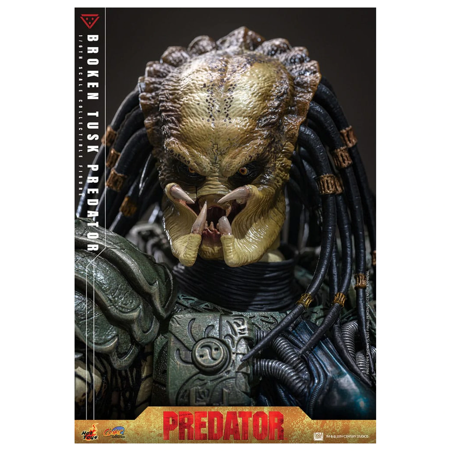 Alien vs. Predator Comic Masterpiece akčná figúrka 1/6 Broken Tusk Predator 35 cm produktová fotografia