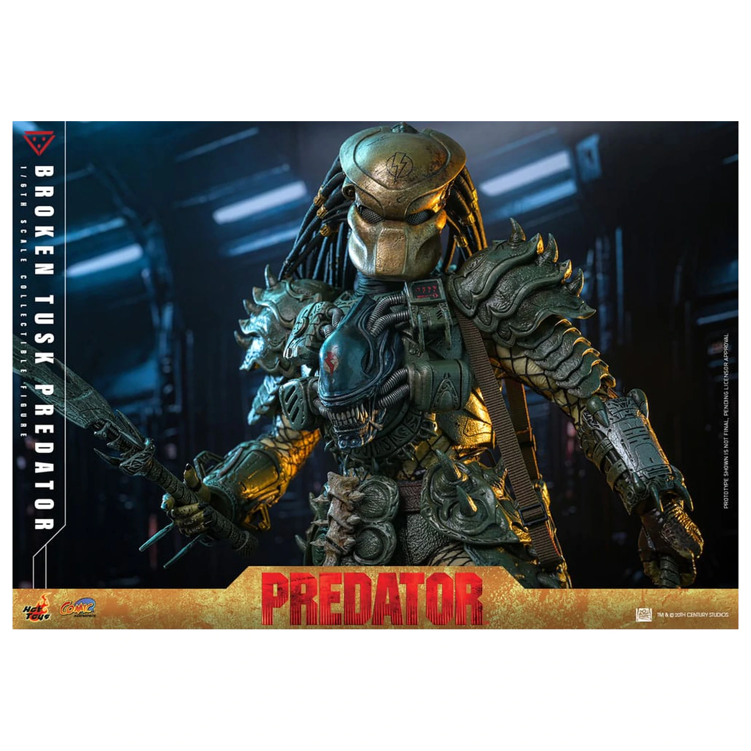 Alien vs. Predator Comic Masterpiece akčná figúrka 1/6 Broken Tusk Predator 35 cm produktová fotografia