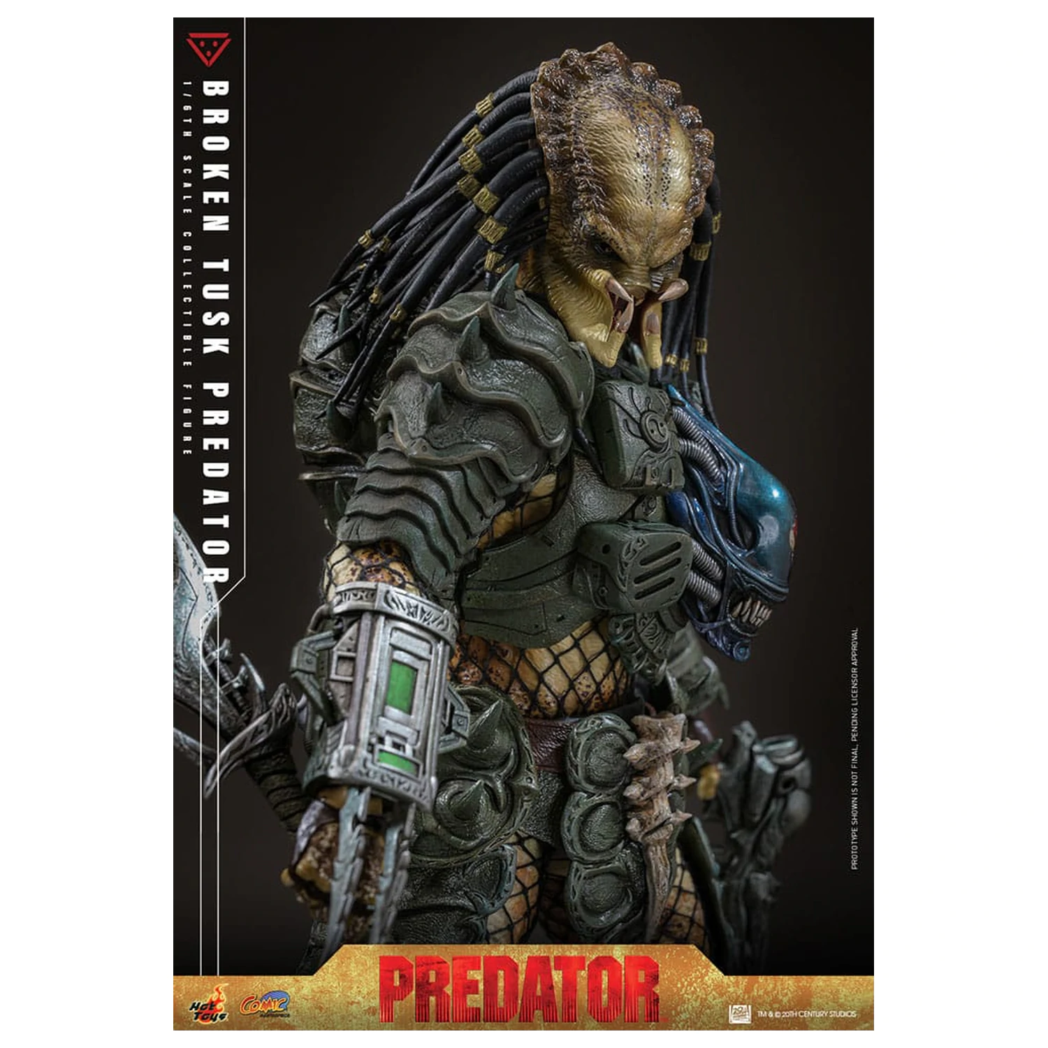 Alien vs. Predator Comic Masterpiece akčná figúrka 1/6 Broken Tusk Predator 35 cm produktová fotografia