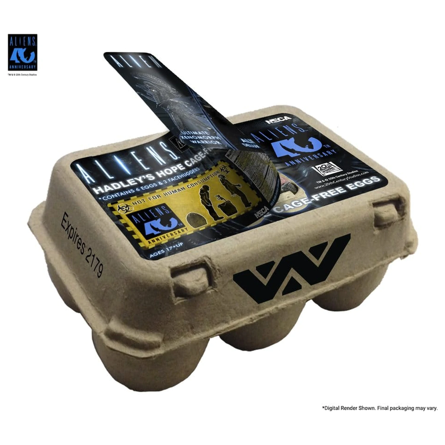 Aliens 6-Pack balenie príslušenstva Kartón Alien Eggs (40th Anniversary) produktová fotografia