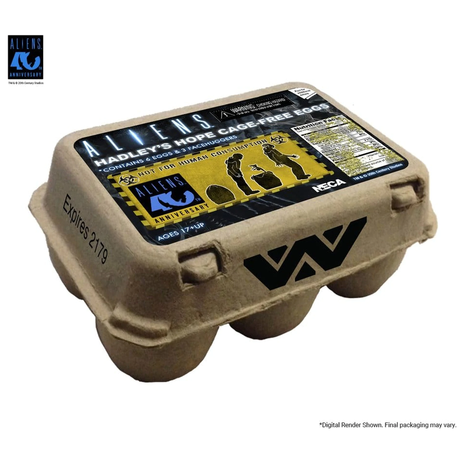 Aliens 6-Pack balenie príslušenstva Kartón Alien Eggs (40th Anniversary) produktová fotografia