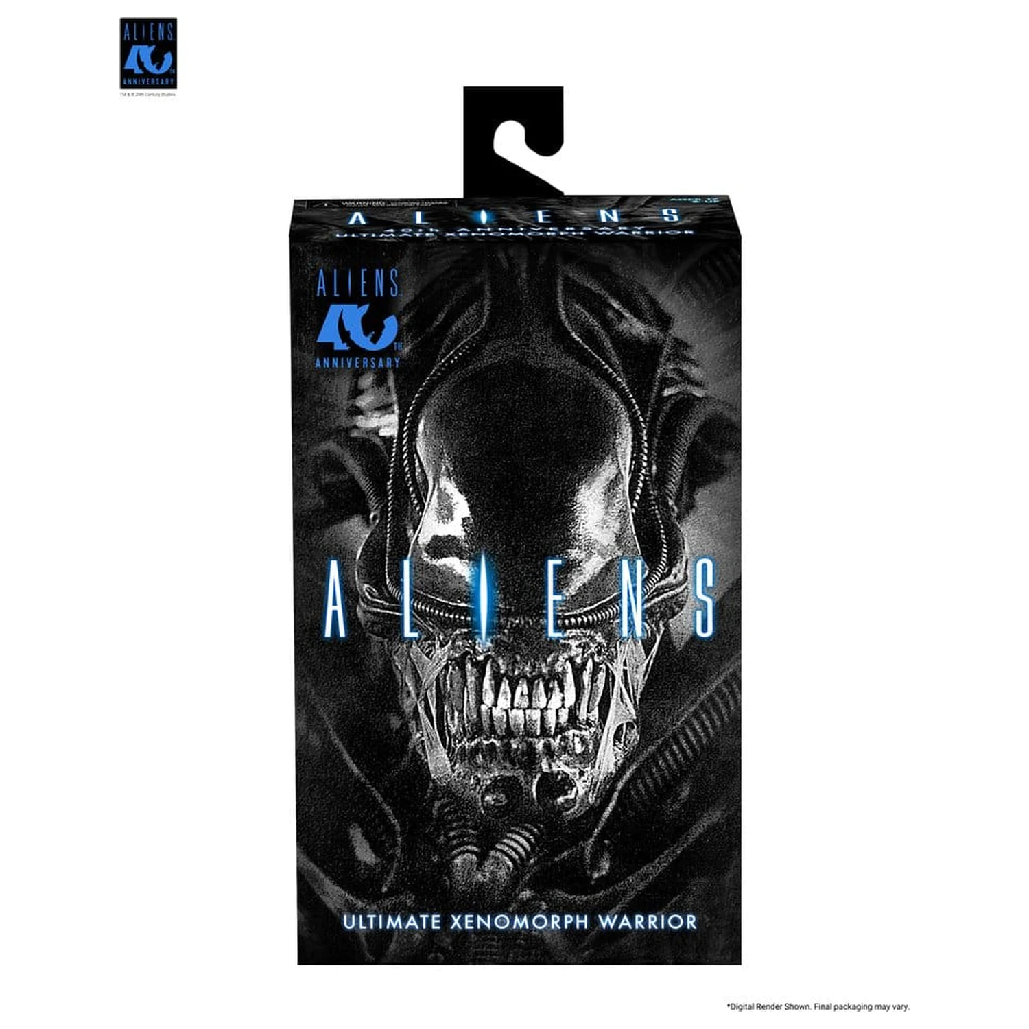 Aliens Ultimate Action Figure Warrior (1986) Xenomorph Black (40th Anniversary) 23 cm akčná figúrka produktová fotografia