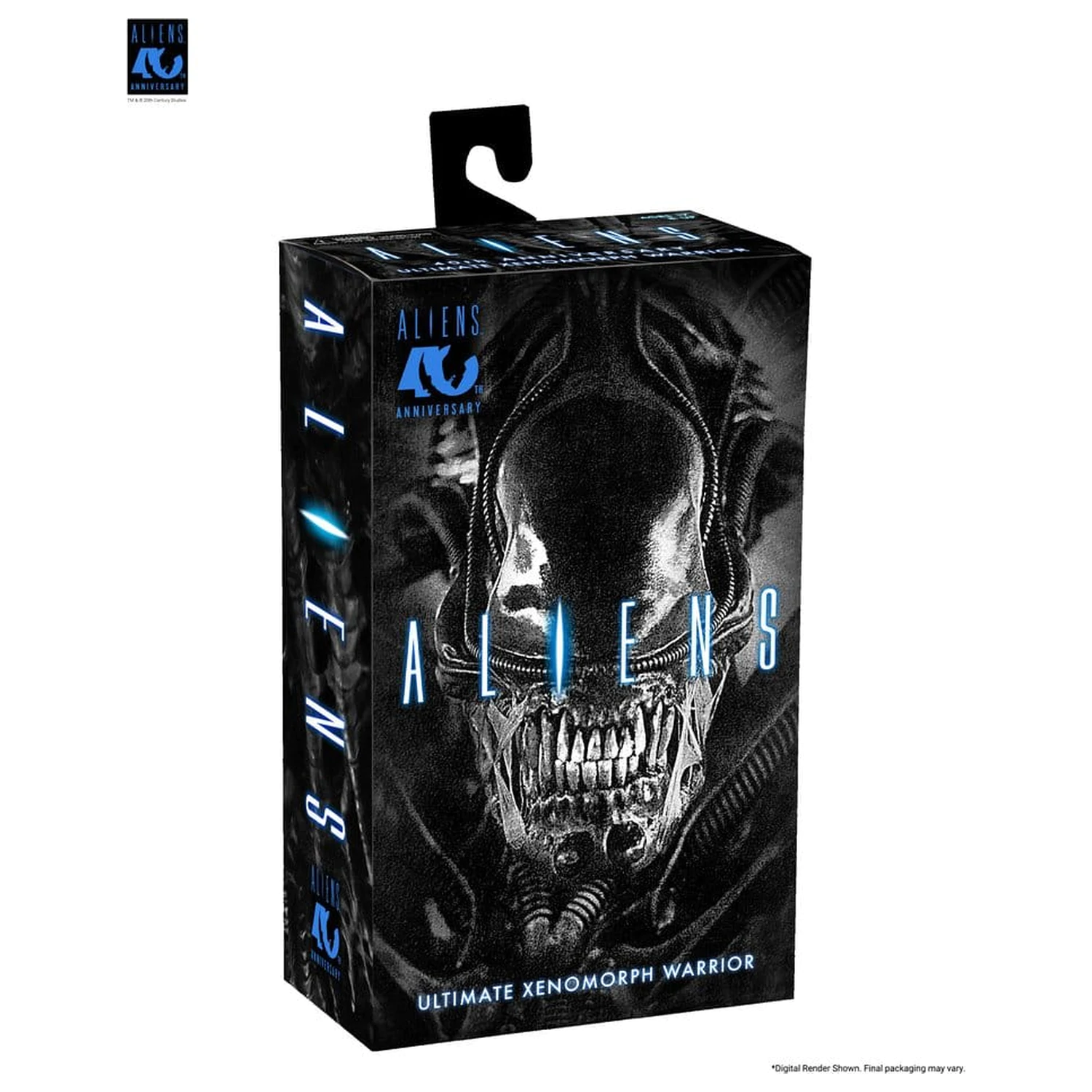 Aliens Ultimate Action Figure Warrior (1986) Xenomorph Black (40th Anniversary) 23 cm akčná figúrka produktová fotografia