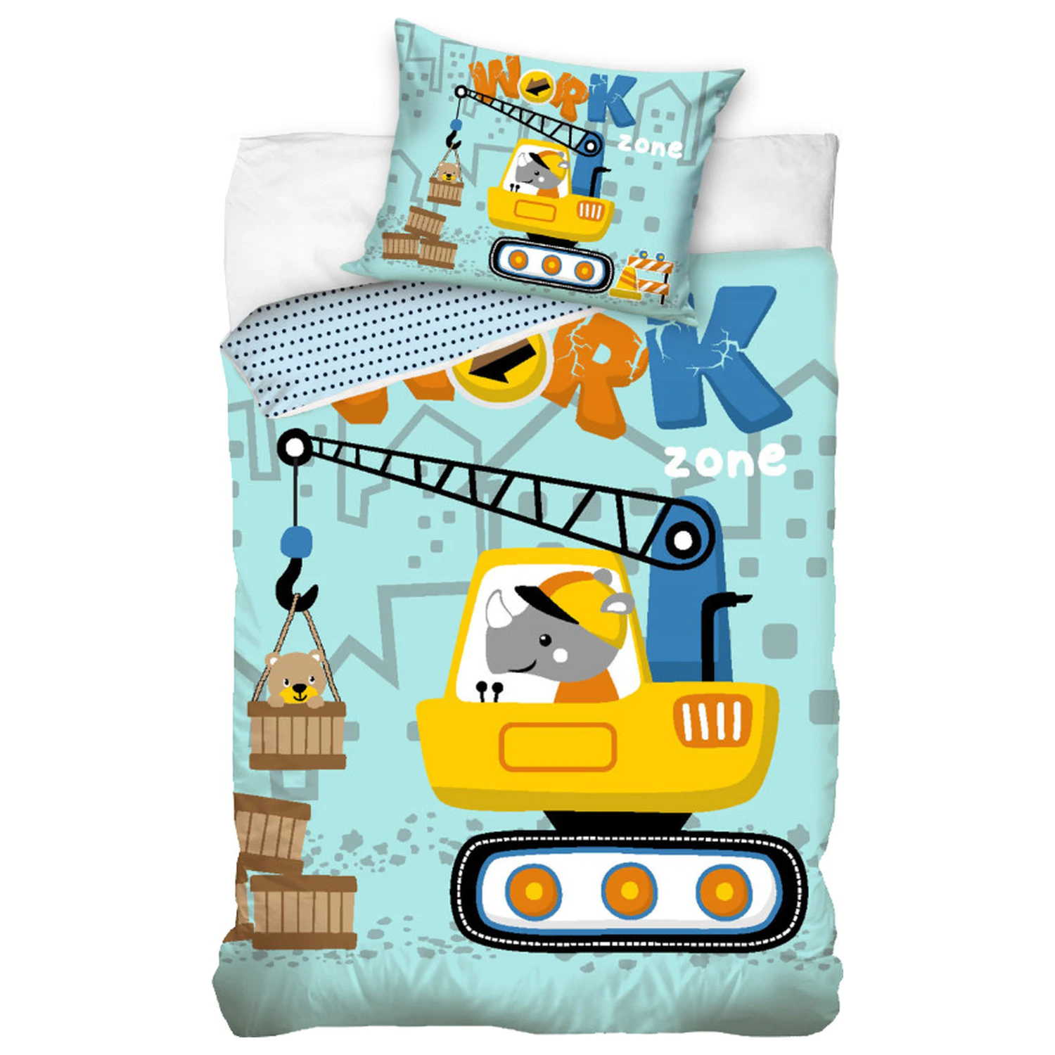 Animal Rhinoceros Work obliečka na perinu produktová fotografia