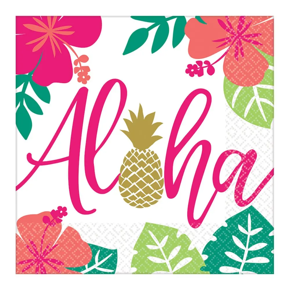 Aloha servítky, 16 ks, 33*33 cm produktová fotografia