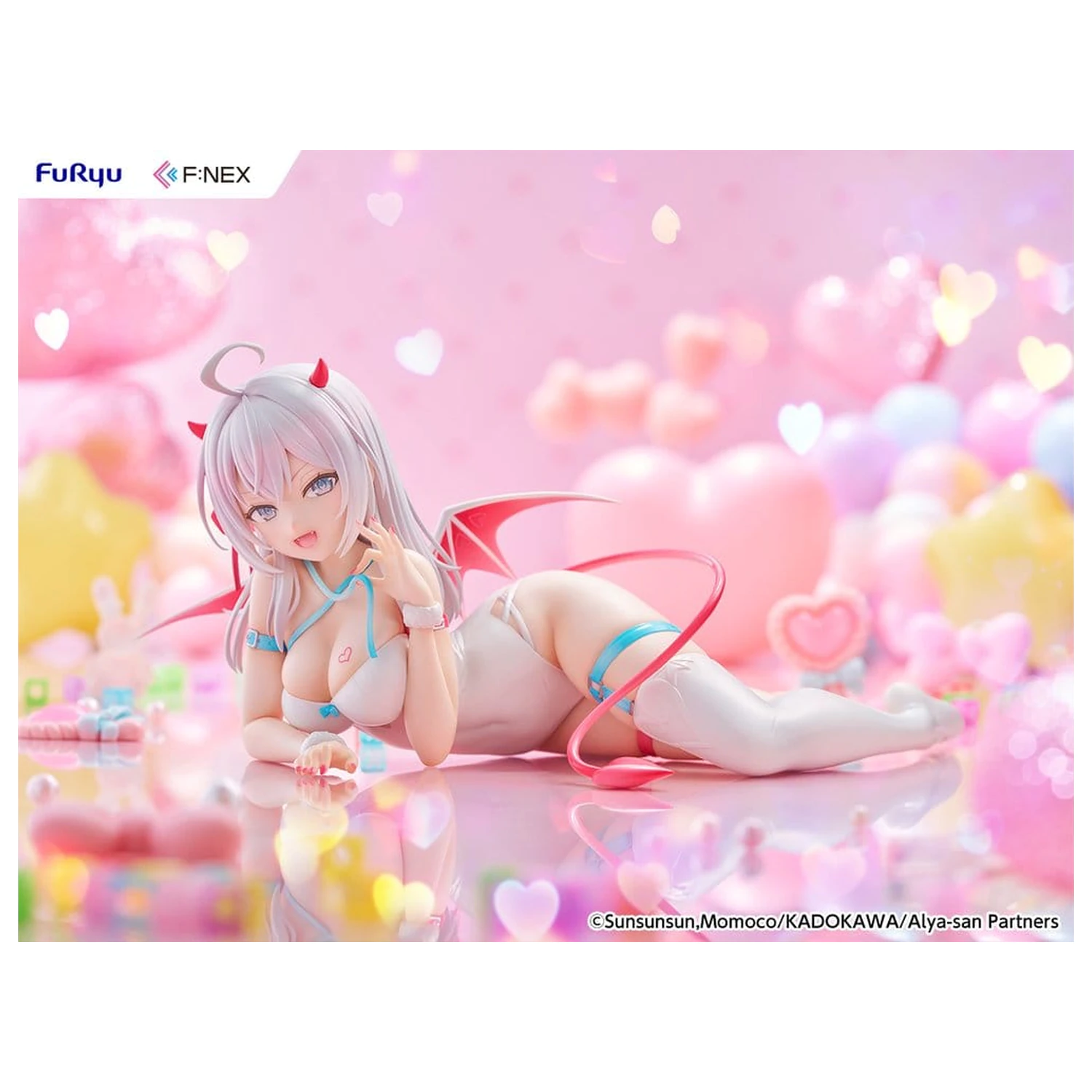 Alya Sometimes Hides Her Feelings in Russian PVC figúrka 1/7 Alya Succubus Ver. 8 cm produktová fotografia
