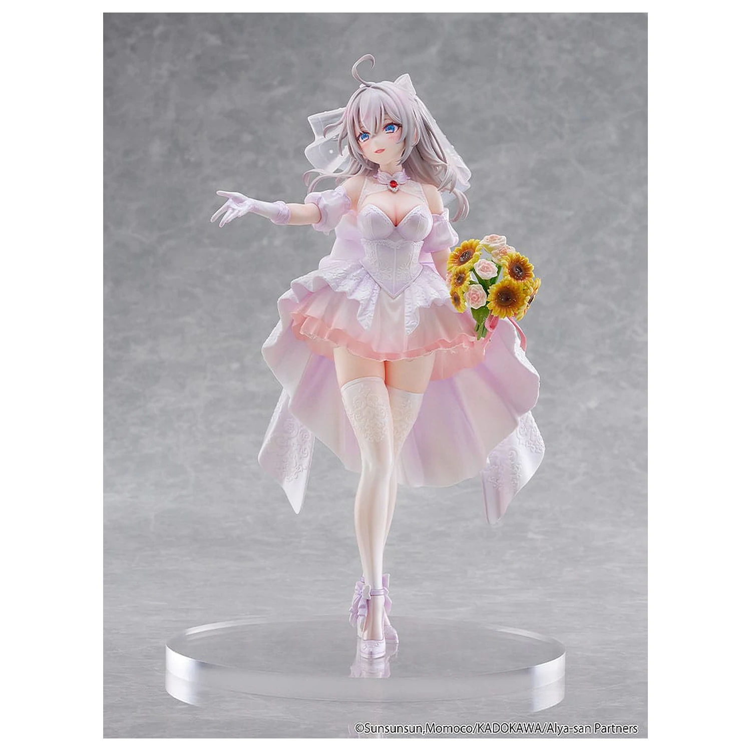 Alya Sometimes Hides Her Feelings in Russian Statue 1/7 Alisa Mikhailovna Kujou Wedding Dress Ver. 24 cm produktová fotografia