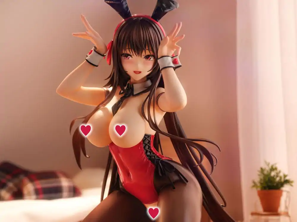 Amakano 2+ PVC Socha 1/4 Yuuhi Kurohime Bunny Suit Ver. 32 cm produktová fotografia
