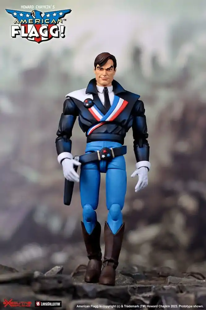 American Flagg Akčná Figúrka 1/12 Reuben Flagg AKA American Flagg 15 cm produktová fotografia