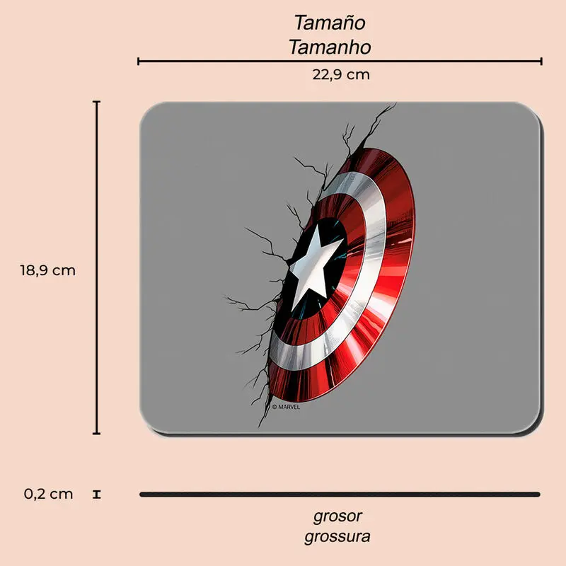Marvel Captain America podložka pod myš produktová fotografia
