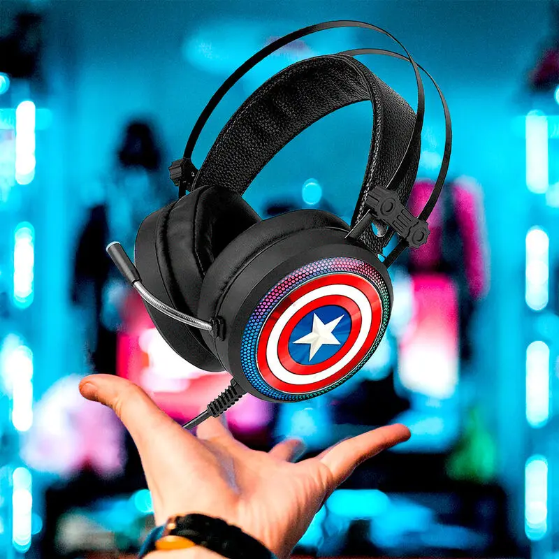 Marvel Captain America Gaming slúchadlá produktová fotografia