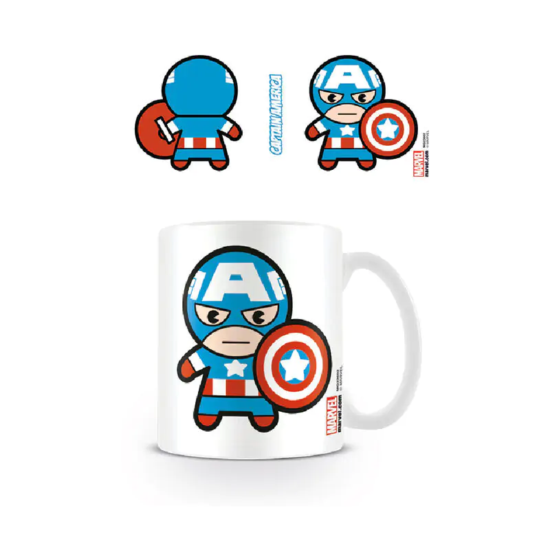 Marvel Captain America Kawaii hrnček 315ml produktová fotografia