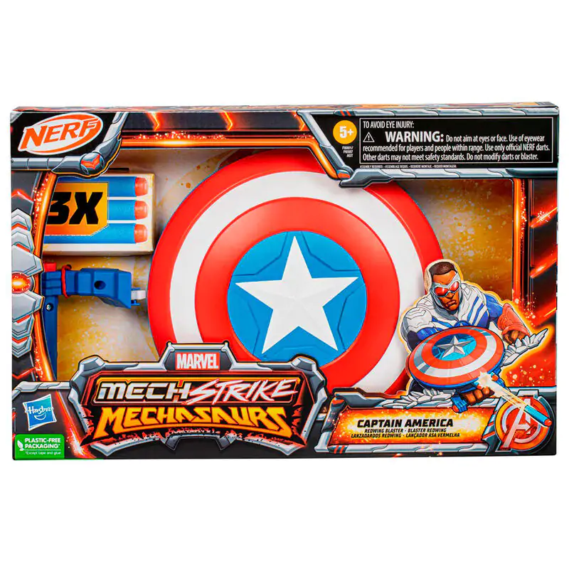 Marvel Captain America Mech Strike Mechasaurs odpaľovač produktová fotografia