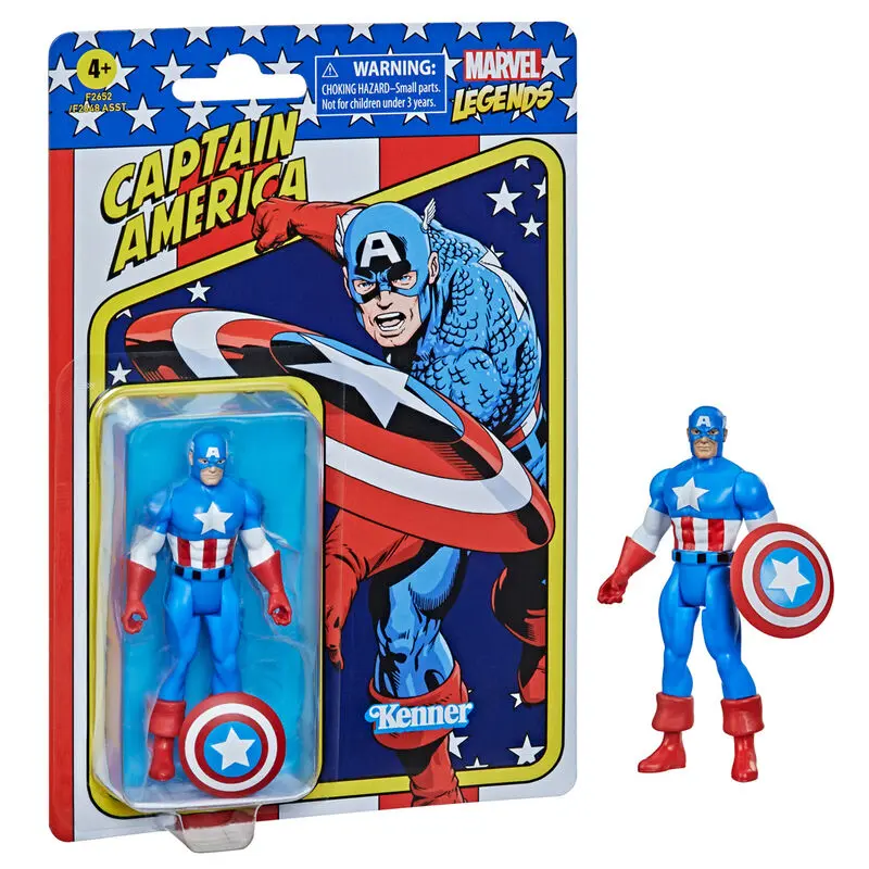 Marvel Legends Retro Collection akčná figúrka 2022 Captain America 10 cm termékfotó