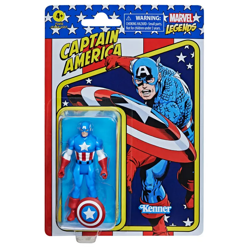 Marvel Legends Retro Collection akčná figúrka 2022 Captain America 10 cm termékfotó