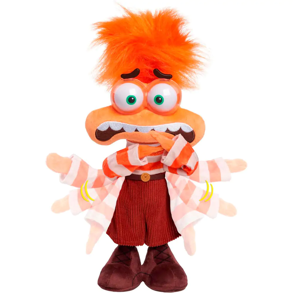 Anglická Disney Pixar Inside Out 2 Anxiety plyšová hračka functions 35cm produktová fotografia