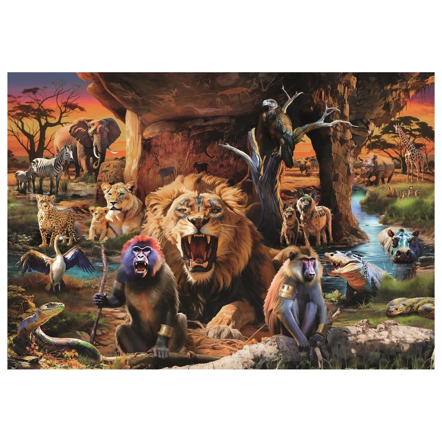 Puzzle Zvieratá 1500ks produktová fotografia